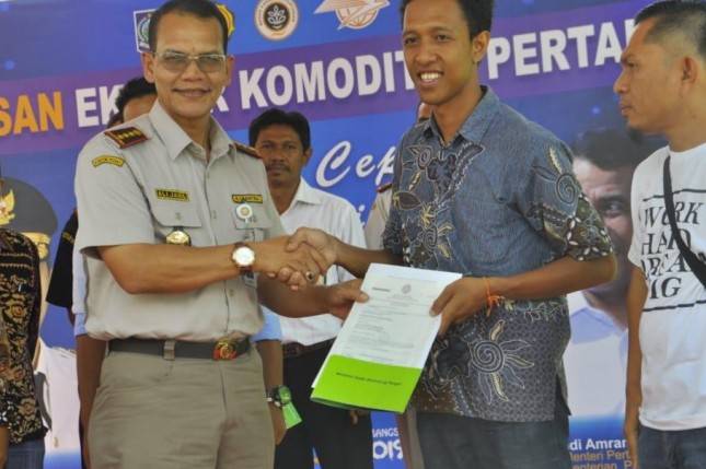 Kementan Ekspor Perdana Edamame ke Belanda Menggunakan Sertifikat Elektronik