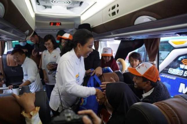  Menteri Rini Lepas 250.474 Pemudik, Mudik Bareng BUMN 2019 Cetak 2 Rekor MURI