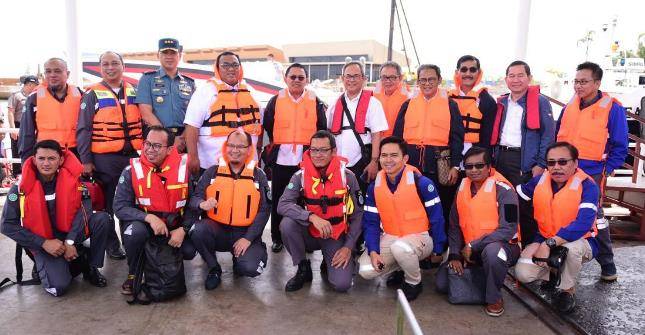 Kunjungan Kerja Dewan Komisaris PT PP (Persero) Tbk  ke Proyek Tangki Timbun Pulau Nipa 