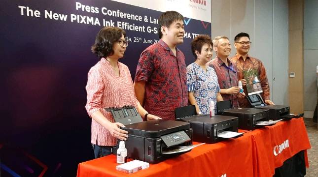 Canon Luncurkan Tiga Printer Teranyar Pixma Ink G-series
