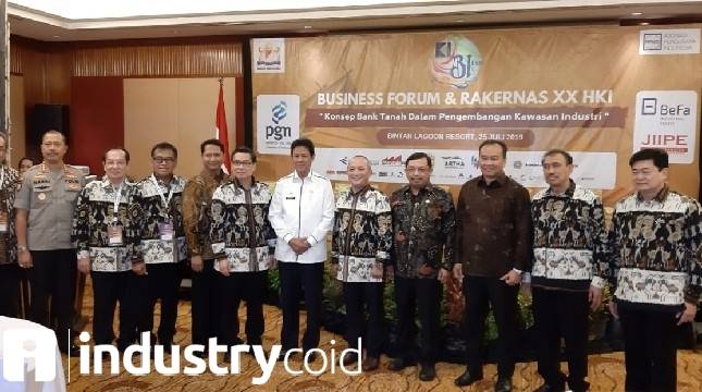 Gelar Rakernas XX di Bintan, HKI Ulas Konsep Bank Tanah dalam Pengembangan Kawasan Industri