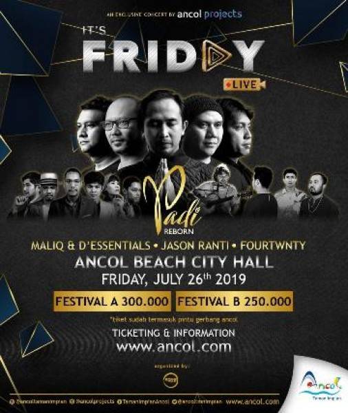It&rsquo;s Friday Live, Konser Musik Asik di Taman Impian Jaya Ancol