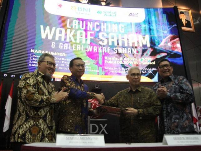 Wakaf Saham Ramaikan Investasi Syariah