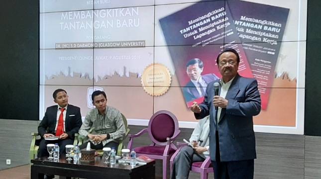 Bedah Buku Karya S.D. Darmono, "Membangkitkan Tantangan Baru untuk Menciptakan Lapangan Kerja"