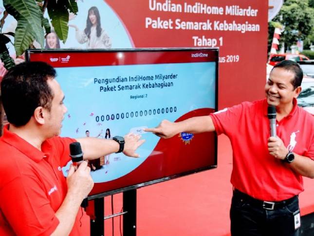 Telkom Umumkan 125 Pemenang Undian IndiHome Miliarder Paket  Semarak Kebahagiaan Tahap 1