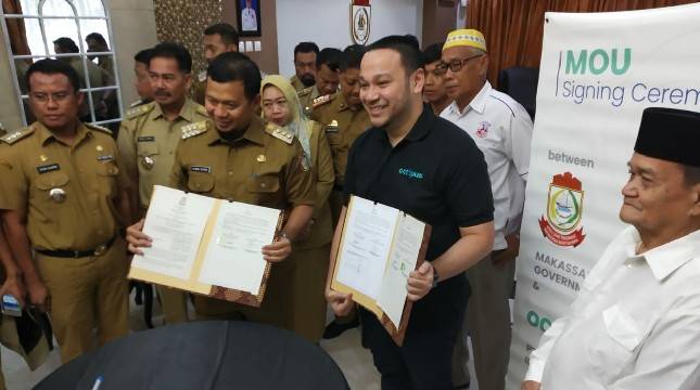 Kerja sama Aplikasi Octopus dengan Pemerintah Kota Makassar Dukung Kinerja Bank Sampah