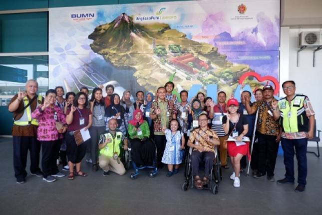 Siapkan Layanan Terbaik untuk Penyandang Disabilitas, Angkasa Pura I Gandeng Komunitas Indonesia Caring