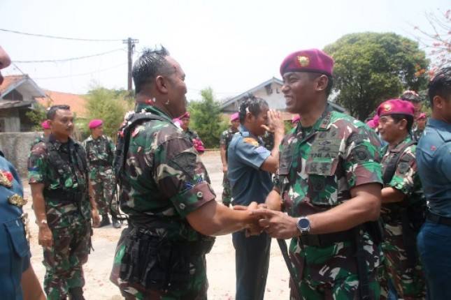 22 Prajurit Yonmarhanlan III Jakarta Naik Pangkat