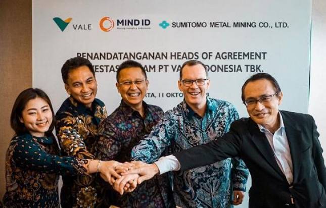 MIND ID Ambil Alih Saham Divestasi Vale Indonesia 