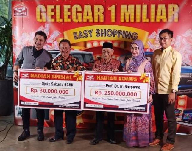 Jelang Penganugerahan 1 Miliar, Easy Shopping Bagikan Hadiah Ratusan Juta Rupiah