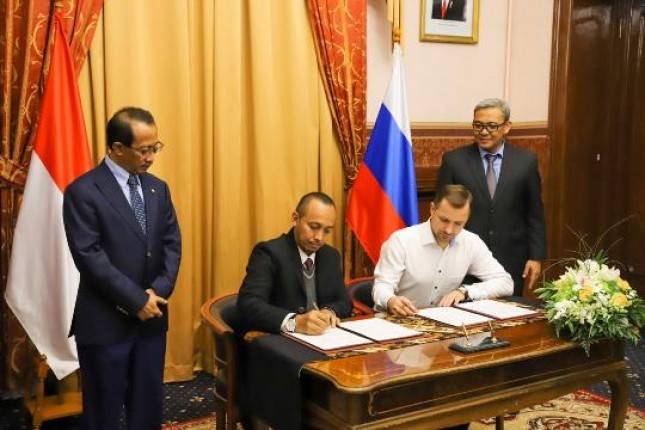 Pengusaha Kabupaten Bogor Tanda Tangani Kontrak dengan Mitranya di Rusia