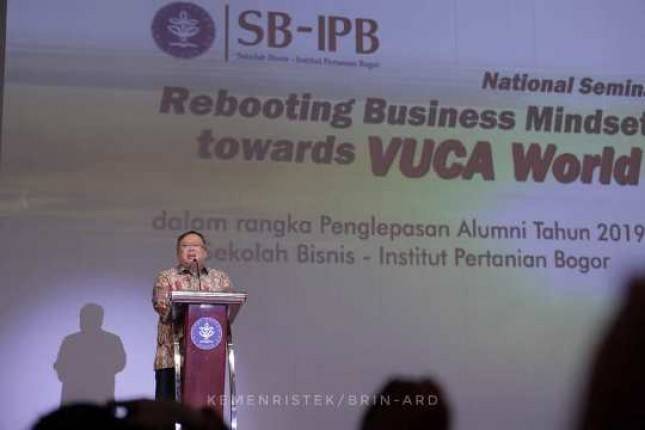 Menristek/Kepala BRIN Dorong Lulusan IPB Ciptakan Model Bisnis Baru di Sektor Pertanian