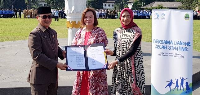 Pemprov Jabar -Danone Indonesia Sepakat  Pencegahan Stunting Hingga 2023