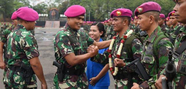 Pam Unras Korps Marinir Berhasil Selesaikan Tugas di Papua
