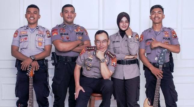 Ciptakan 47 Lagu &lsquo;Kieraha Bhayangkara Band&rsquo; Dapat Penghargaan dan Apresiasi