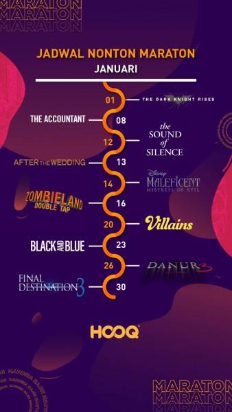 HOOQ Hadirkan Keceriaan di Awal Tahun dengan Deretan Konten Film dan Serial Favorit Baru