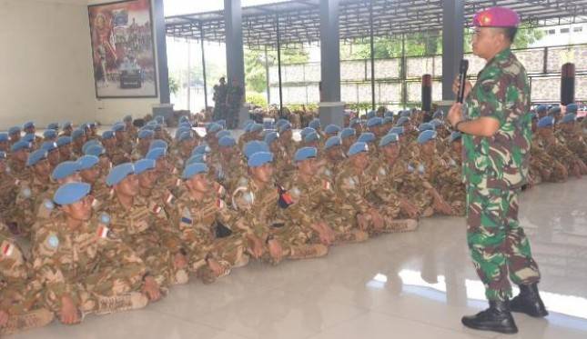 Peyambutan Satgas Konga UNFIL 2018