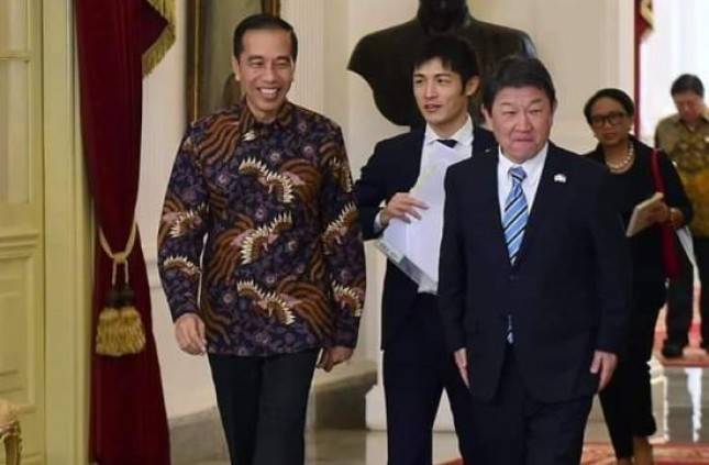 Presiden Jokowi Bicarakan Kemitraan Ekonomi Komprehensif Bersama Menlu Jepang