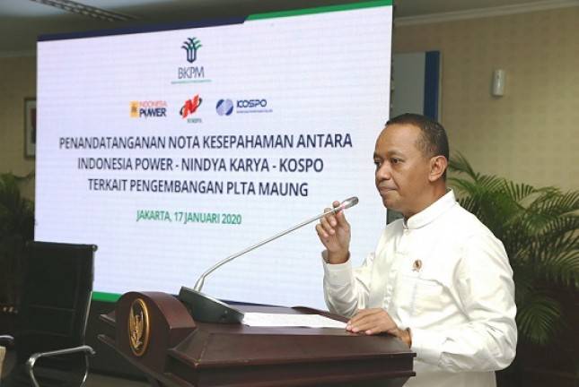 BKPM Fasilitasi Pembangunan Lanjutan PLTA Maung