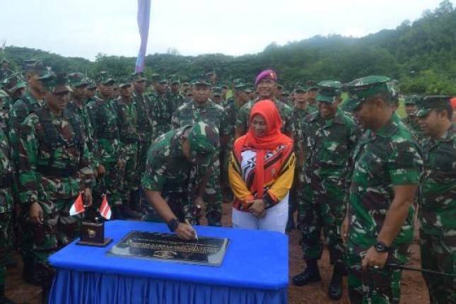 Peresmian Lapangan Tembak Beruang Hitam Oleh Danbrigif 14 Mar/BS