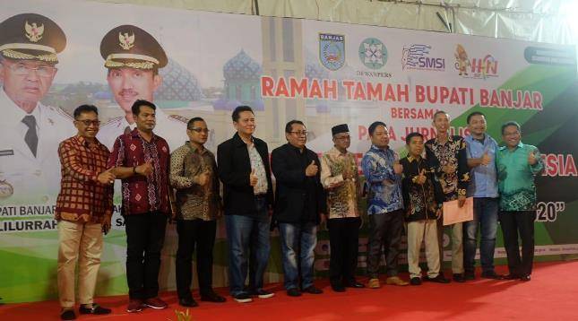 Bupati Yakin Banjar Tumbuh Baik Jadi Penyangga Ibu Kota NKRI, Butuh Dukungan Pers