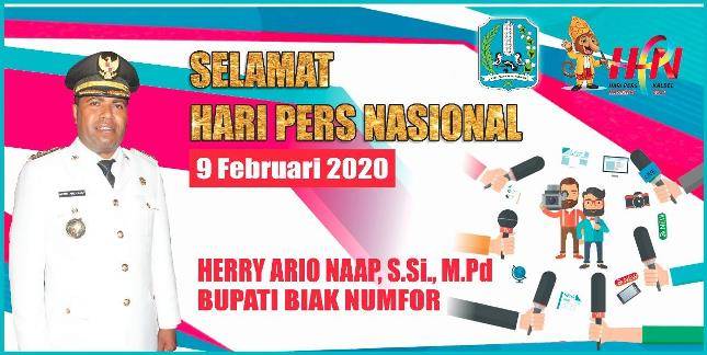 Bupati Biak Numfor Gerry Naap: Pers adalah Mitra Pemerintah