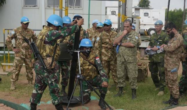 Tim OEI Goma Inspeksi Satgas TNI RDB Monusco