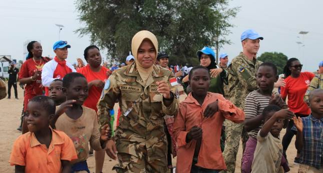 Pasukan Garuda Monusco Kenalkan Kebudayaan Indonesia di Kongo  