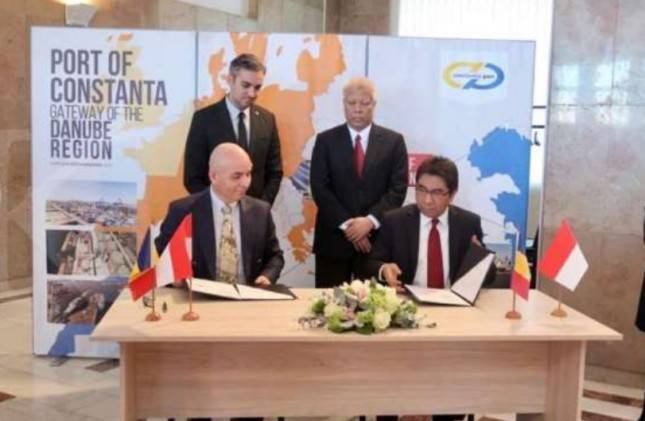 PT Pelabuhan Indonesia II (IPC) Teken Kerjasama Kemitraan Sister Port dengan Operator Pelabuhan Constanta Rumania 