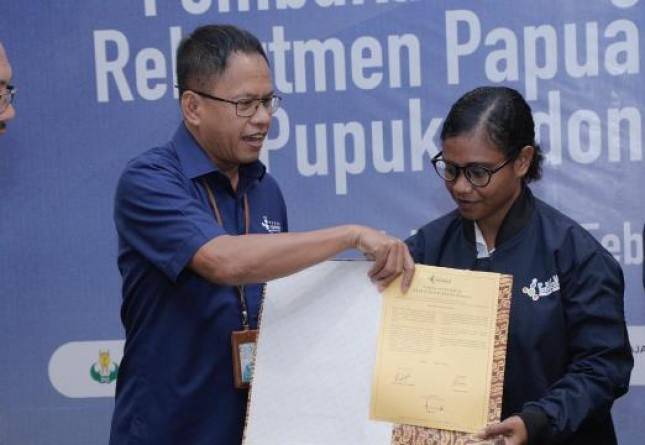 12 Putra-Putri Papua Jalani Program Induksi di Pupuk Indonesia