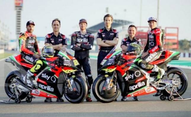 Wow...Aprilia Racing Team Gresini Pamerkan Aprilia RS-GP 2020 di Qatar