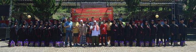 Batalyon Infantri 9 Marinir Gelar Ojek Gunung Race 2020 Beruang Hitam