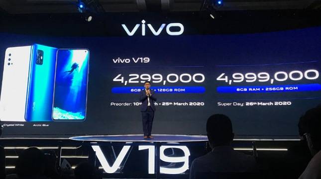 Usung Tagline Perfect Night, Perfect You, vivo Hadirkan V19 Seharga Rp4.299.000