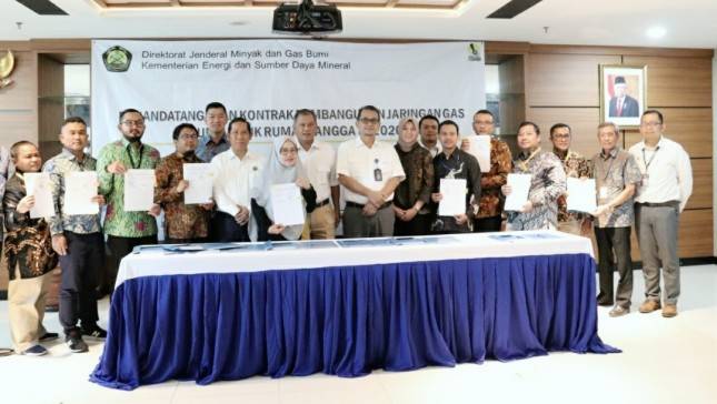 Berikut adalah Rincian 7 Paket Kontrak Pembangunan Jargas di 15 Kota Senilai Rp862 Miliar yang Diteken Pemerintah