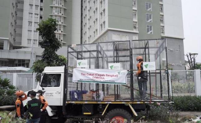 DMC Dompet Dhuafa Tempatkan Bilik Disinfektan di RSD Wisma Atlet Kemayoran  