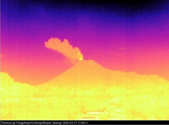 Ini Kronologi Letusan Gunung Merapi 28 Maret 2020