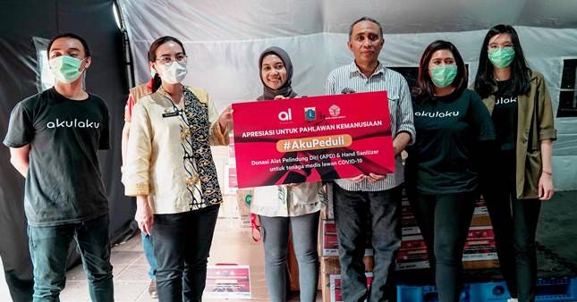 Akulaku Finance dan Bank Yudha Bhakti Salurkan Bantuan Alat Kesehatan ke Pemprov DKI 