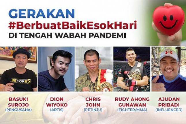 Orang-Orang   Beken  Ini ,  Sebarkan  Virus Kebaikan