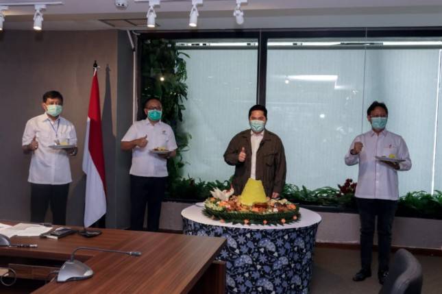 Peringati HUT ke-22, Menteri BUMN Adakan Townhall Meeting Virtual dengan Seluruh Pegawai