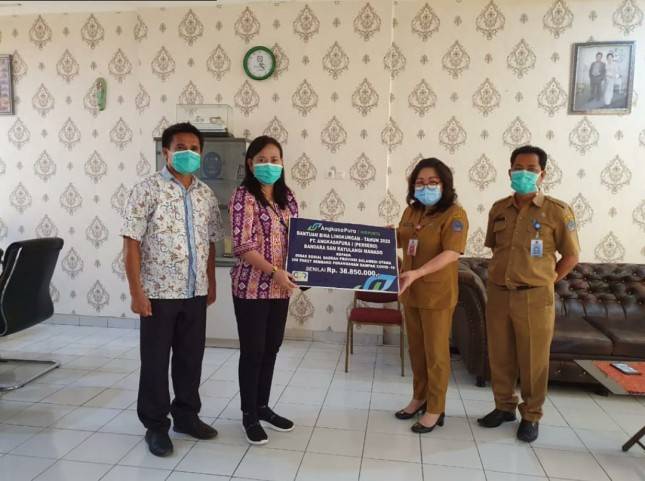 Angkasa Pura I Salurkan Bantuan Senilai Rp 1 Miliar Bantu Tanggulangi Pandemi Covid-19