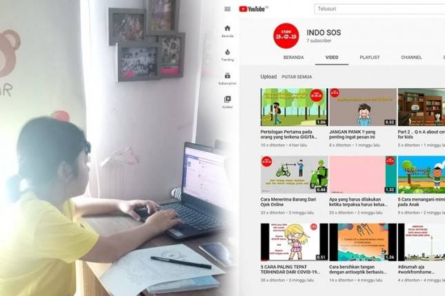 Dasyat, Lama di Rumah, Anak 10 Tahun  Sukses Buat Konten Informasi Covid-19 Secara Otodidak