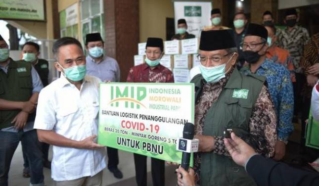 PT IMIP Morowali- PBNU Salurkan Bantuan untuk Warga Kurang Mampu
