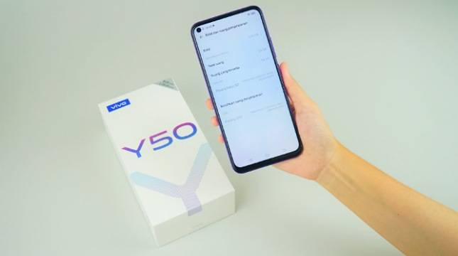 Resmi Meluncur, Vivo Y50 Dibanderol Rp3.699.000 dan Didukung Layanan Antar Kerumah