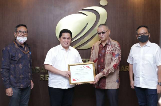 Yayasan BUMN Untuk Indonesia Terima Bantuan Dari Donatur