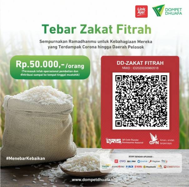 Dompet Dhuafa Siapkan Digitalisasi Zakat Fitrah