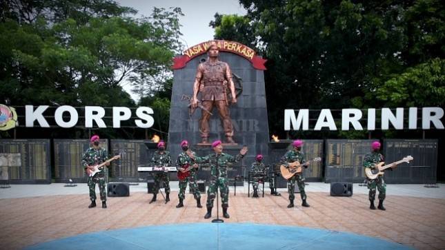 Lentera Menuju Fitri Single Terbaru Band Prajurit Korps Marinir  