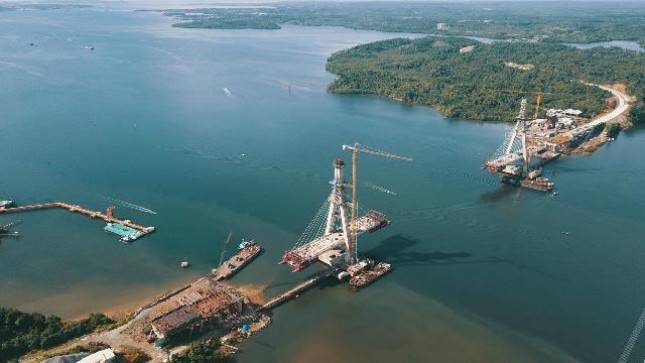 Akses Jembatan Balikpapan dengan Penajam Paser Utara Segera Terhubung