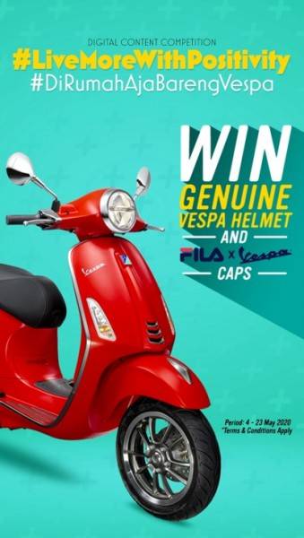 Ajakan Live More with Positivity dari Piaggio Indonesia 