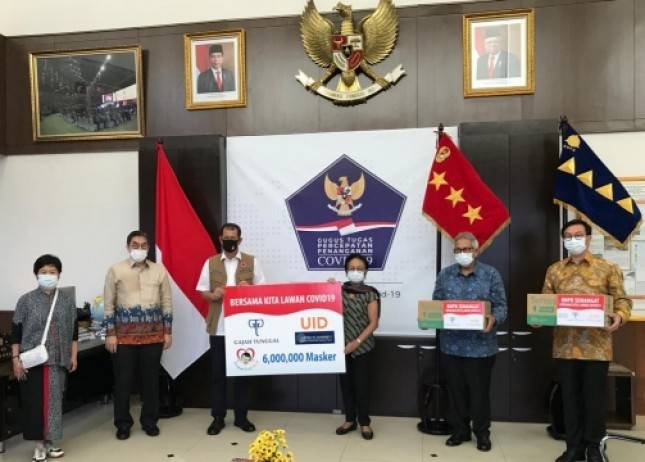 Enam Juta Masker Donasi Gajah Tunggal Group Cegah Covid-19