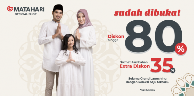 Matahari Department Store Hadir Eksklusif di Shopee